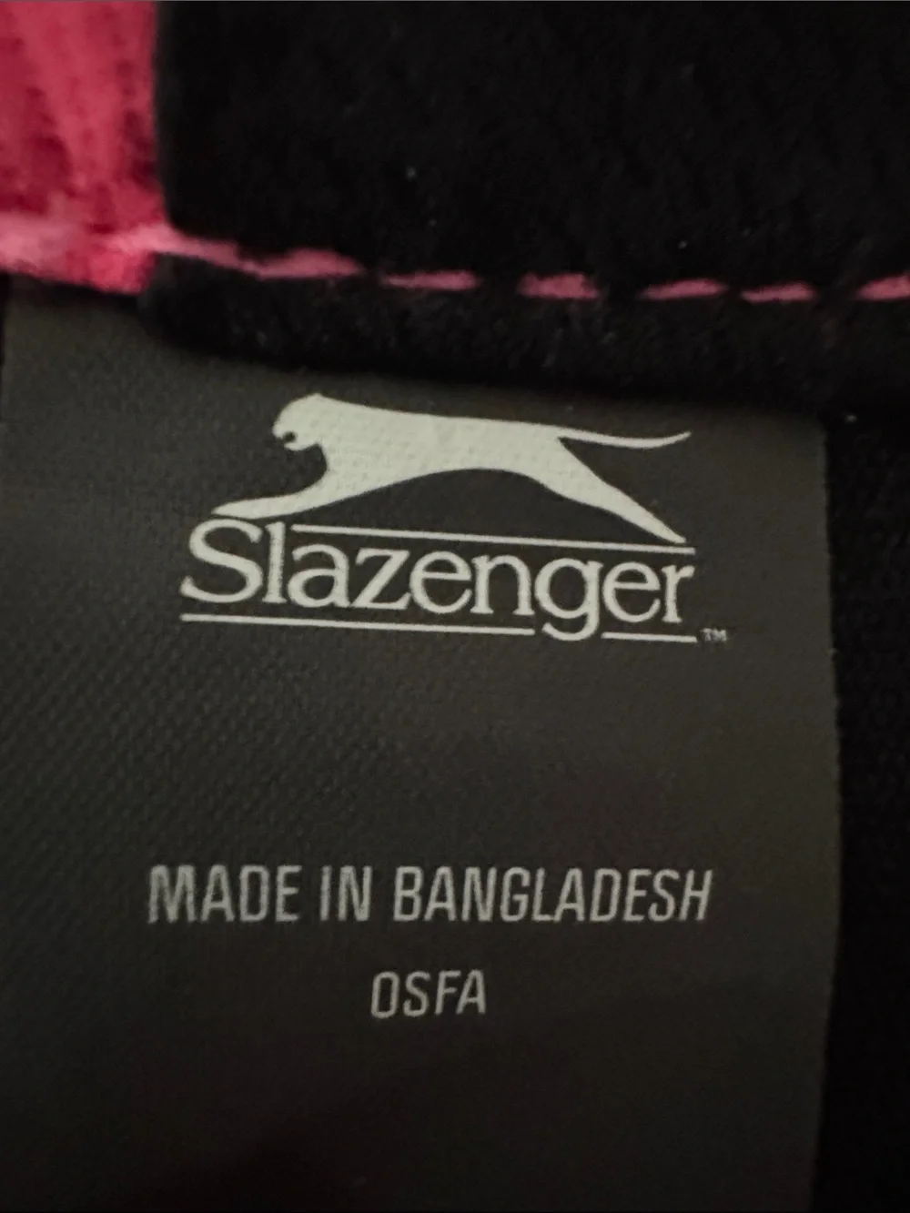 Slazenger Pink and Black Women's Golf Visor